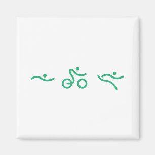A great Triathlon gift for your friend or family Magnet