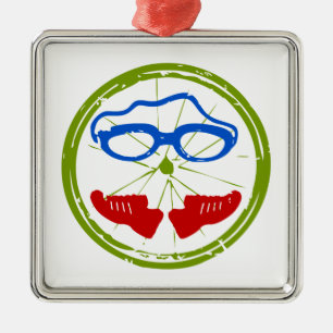 A great Triathlon gift for your friend or family Metal Tree Decoration