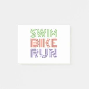 A great Triathlon gift for your friend or family Post-it Notes