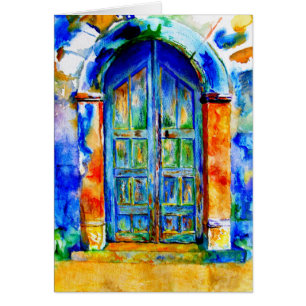 A Grecian Door.