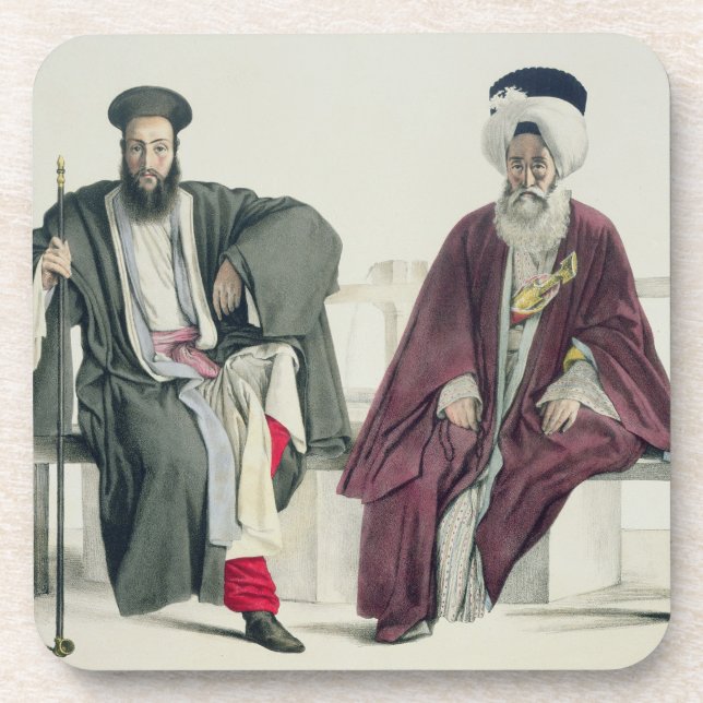 A Greek Priest and a Turk, engraved by the Thierry Coaster (Front)