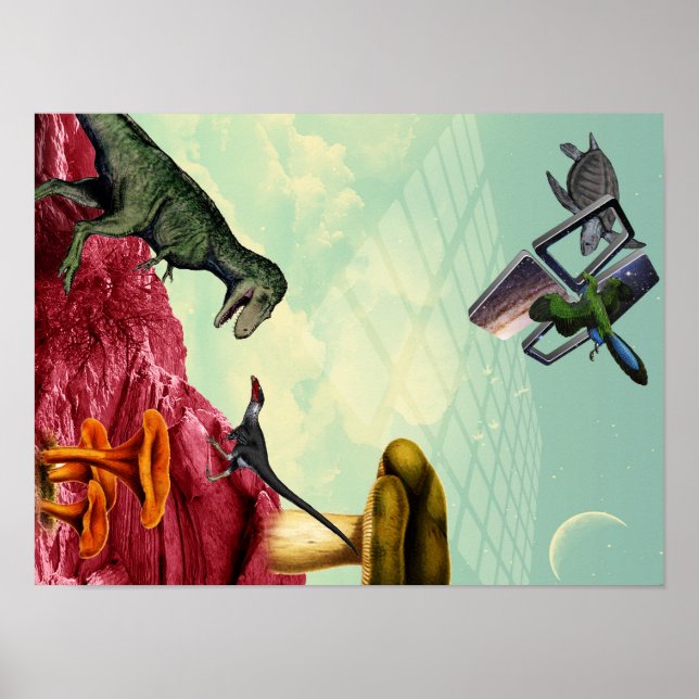 A green and breatheable planet poster (Front)