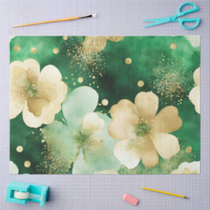 A Green and Gold St Patrick's Series Design #3 Tissue Paper
