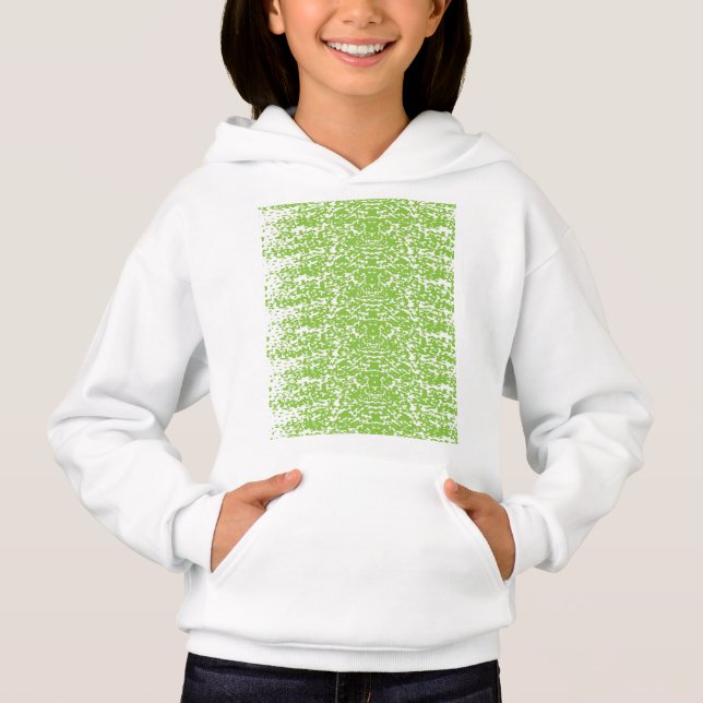 a green and white abstract background (Front)