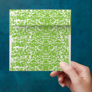 a green and white abstract background envelope
