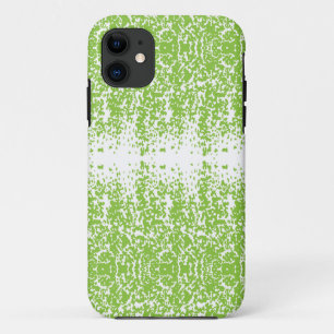 a green and white background with small dots Case-Mate iPhone case