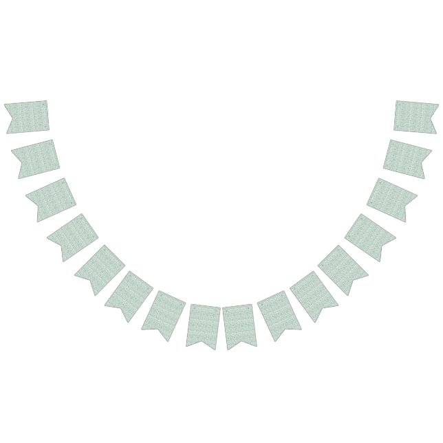 a green and white background with small leaves bunting  (All)