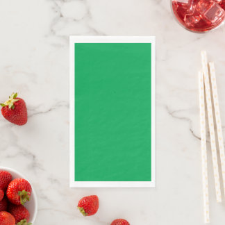 a green background with a napkin