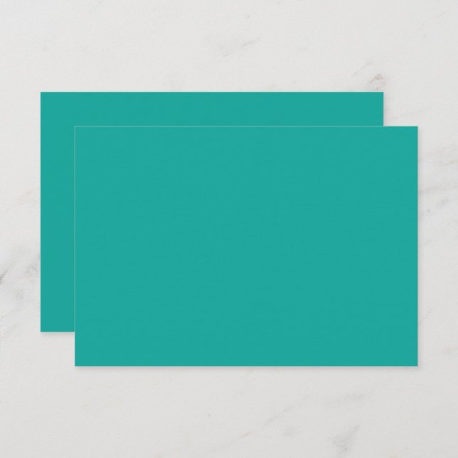 a green background with a  thank you card (Front/Back)