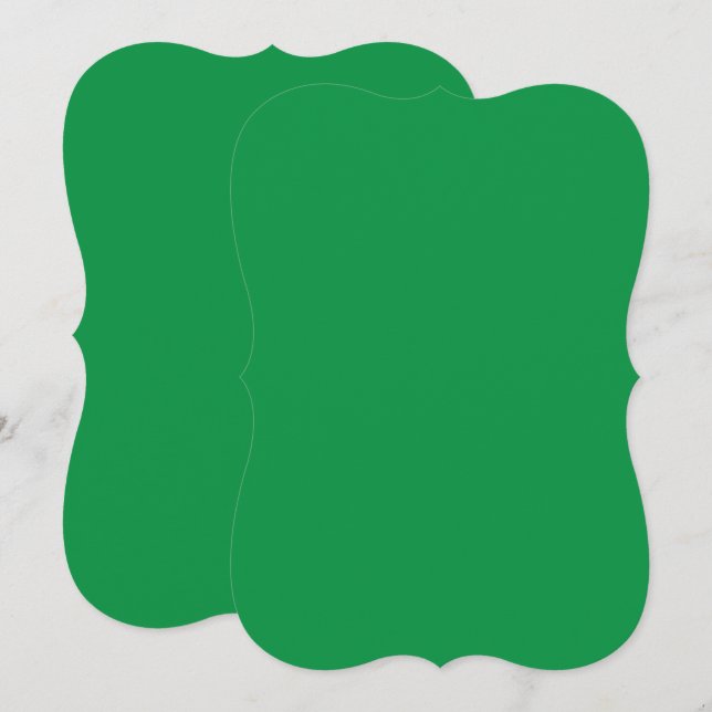 a green background with a white border (Front/Back)