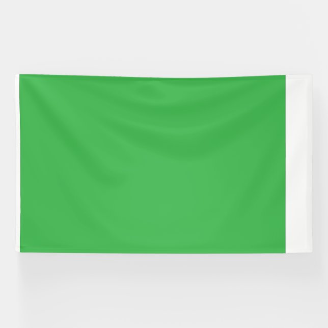 a green background with a white border banner (Horizontal)