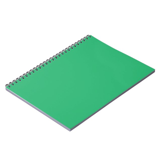 a green background with a white border notebook (Left Side)