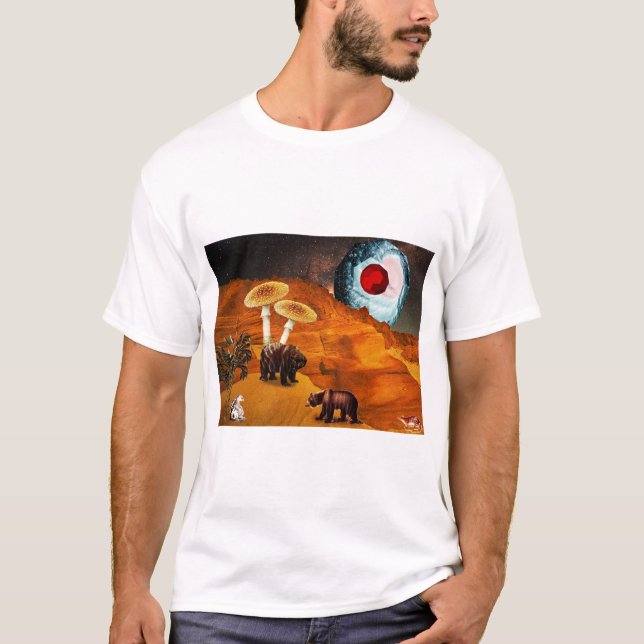 A green, breathing planet T-Shirt (Front)