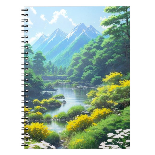 A Green Haven of Trees Notebook (Front)