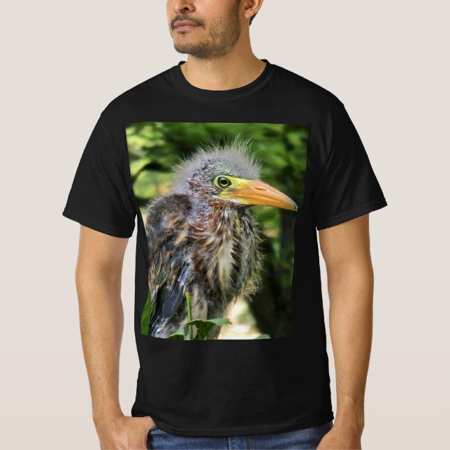 A green heron T-Shirt (Front)