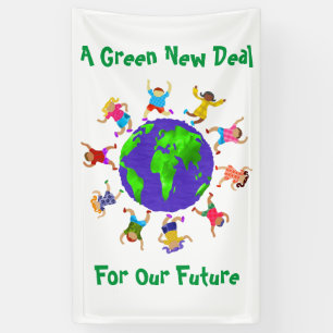 A Green New Deal For Our Future Banner