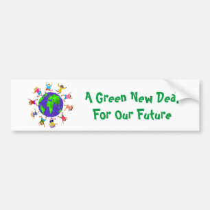 A Green New Deal For Our Future Bumper Sticker
