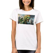 A Green Welsh Dragon Terrorizes London