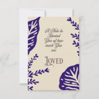 A Grief and Encouragement Greeting Card