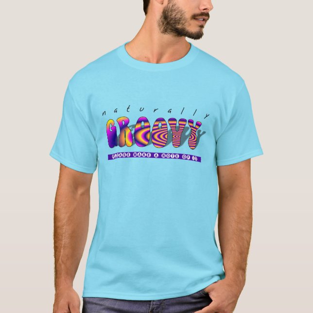 A groovy design for men's shirts. T-Shirt (Front)