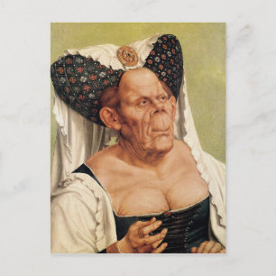A Grotesque Old Woman, possibly Princess Margaret Postcard