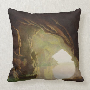 A Grotto in the Gulf of Salerno, Sunset, c.1780-1 Cushion