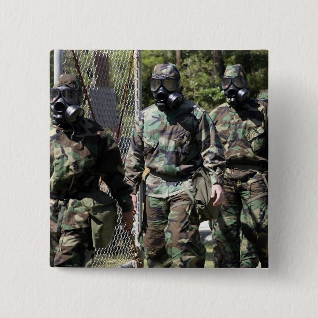 A group of Solar Challenge participants 15 Cm Square Badge (Front)