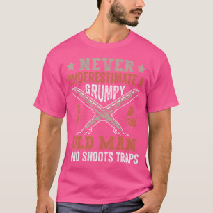 A Grumpy Old Man Sports Shooter Clay Pigeon Shooti T-Shirt