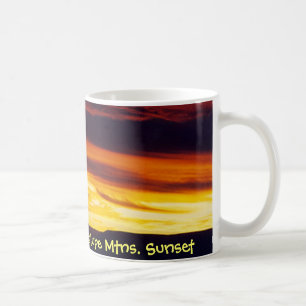 A Guadalupe Mountains Sunset Coffee Mug