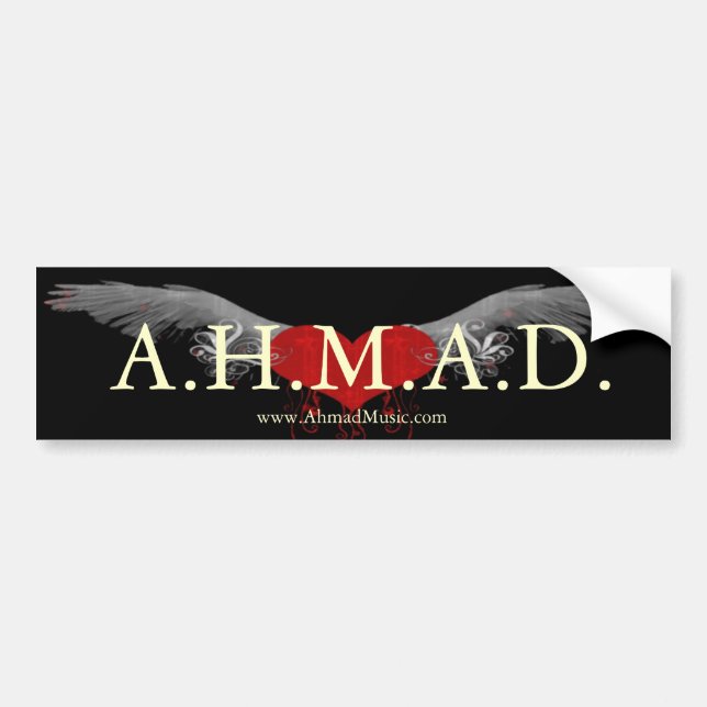 A.H.M.A.D. Bumper Sticker (Front)