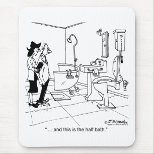 A Half Bath Mouse Pad