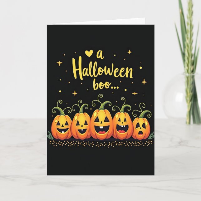 A Halloween Boo Fun Card (Front)