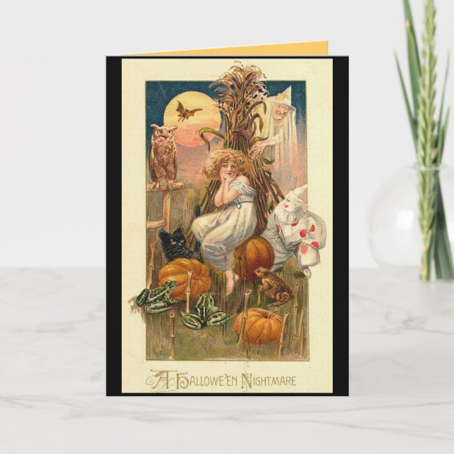 A Halloween Nightmare Card (Front)