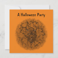 "A Halloween Party" - Phantom Devil Dark Sepia