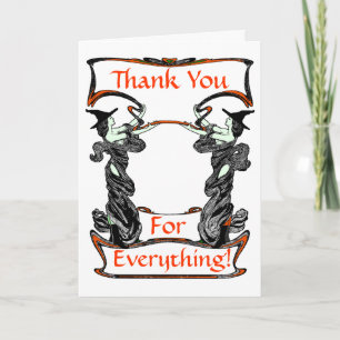 A Halloween Thank You Card