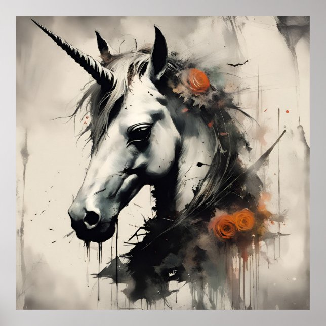 A Halloween Unicorn Poster (Front)