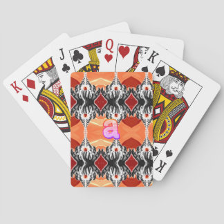 "a" Hands Playing Cards