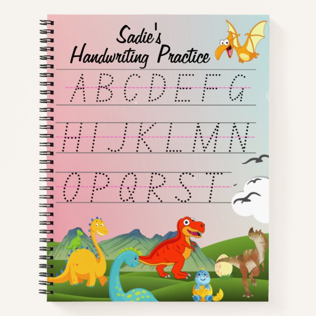 A handwriting Practice Notebook for Your Kid(s)  (Front)