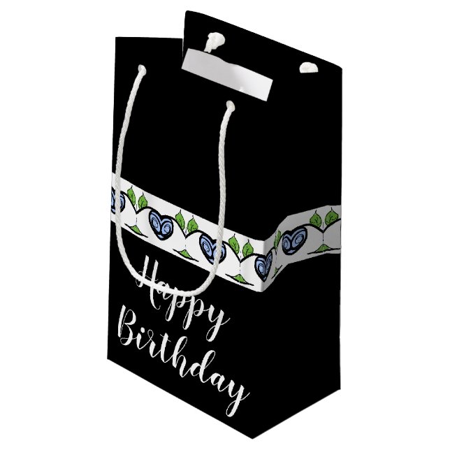 A Happy Birthday Small Gift Bag (Back Angled)