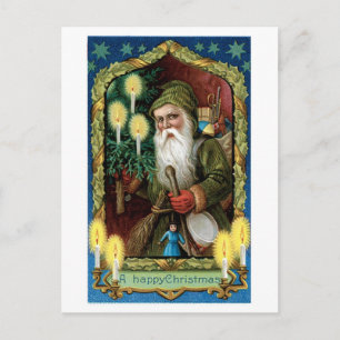 A Happy Christmas Holiday Postcard