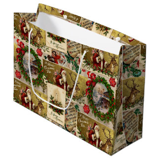 A Happy Christmas Tide Large Gift Bag