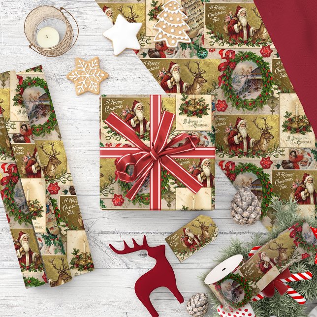 A Happy Christmas Tide Wrapping Paper (Creator Uploaded)