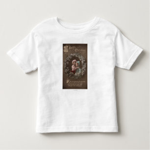 A Happy ChristmasLittle Kids Hugging Toddler T-Shirt