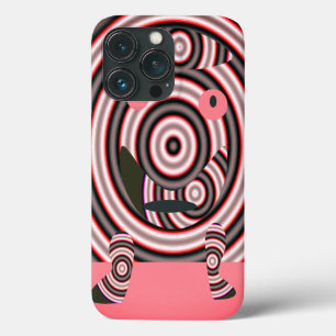 A happy design circl pink iPhone 13 pro case