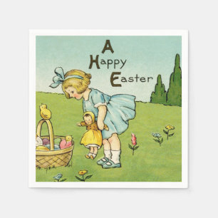 A Happy Easter Paper Napkin