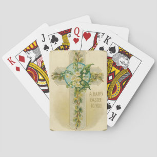 A Happy Easter to You - Antique Postcard, Playing Cards