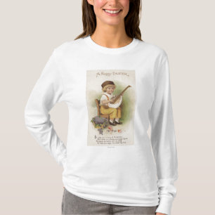 A Happy EasterBoy with Egg Shell Guitar T-Shirt