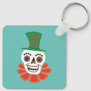 a happy face key ring