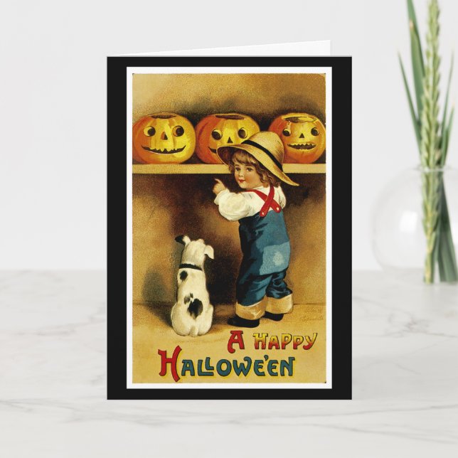 A Happy Halloween Card (Front)