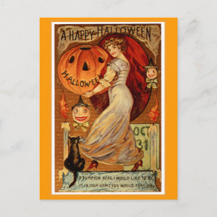 A Happy Halloween Postcard